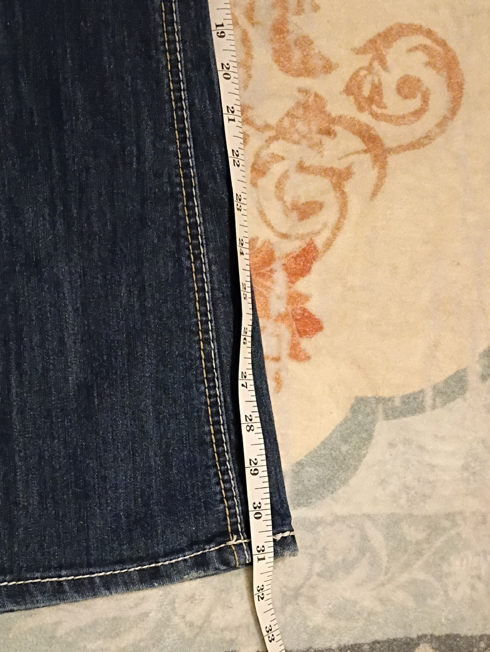 Amethyst Jeans Dark Blue Bootcut with Embroidered Back Pockets - Picture 5 of 8